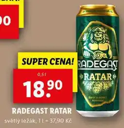 Lidl RADEGAST RATAR, 0,5 l nabídka
