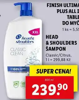 Lidl HEAD & SHOULDERS ŠAMPON, 800 ml nabídka