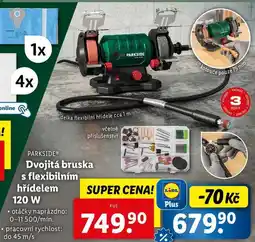 Lidl Dvojitá bruska s flexibilním hřídelem 120 W nabídka