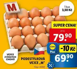 Lidl PODESTÝLKOVÁ VEJCE ,,M, 20 ks nabídka
