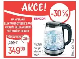 Globus Na vybrané elektrospotřebiče pro kuchyň, úklid a osobní péči značky Sencor nabídka