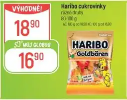 Globus HARIBO cukrovinky nabídka