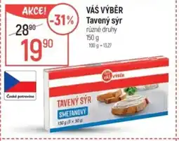Globus VÁS VÝBĚR Tavený sýr nabídka