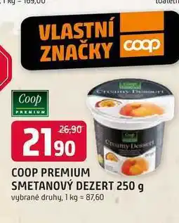 Trefa Coop SMETANOVÝ DEZERT 250 g nabídka