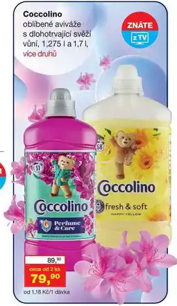 Ráj drogerie Coccolino aviváž s dlohotrvající svěží vůní, 1,275l nabídka