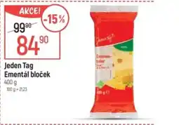 Globus Jeden Tag Ementál bloček nabídka