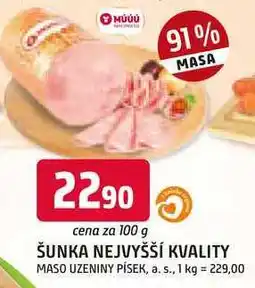 Trefa ŠUNKA NEJVYŠŠÍ KVALITY 100g nabídka