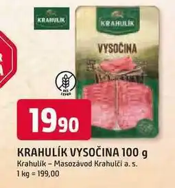 Trefa KRAHULÍK VYSOČINA 100 g nabídka