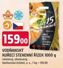 Trefa KUŘECÍ STEHENNÍ ŘÍZEK 1000 g smažený, obalovaný nabídka