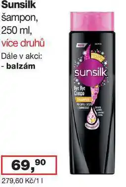 Ráj drogerie Sunsilk šampon, 250 ml, více druhů nabídka