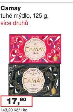 Ráj drogerie Camay tuhé mýdlo, 125 g, více druhů nabídka