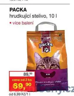 Ráj drogerie PACKA hrudkující stelivo, 10l nabídka