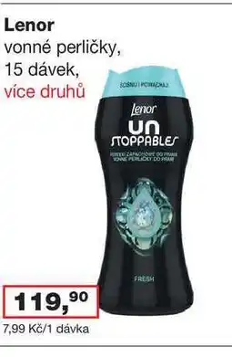 Ráj drogerie Lenor vonné perličky, 15 dávek, více druhů nabídka