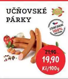 RABBIT řeznictví UČŇOVSKÉ PÁRKY 100g nabídka