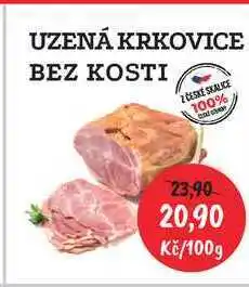 RABBIT řeznictví UZENÁ KRKOVICE BEZ KOSTI 100g nabídka