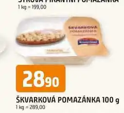 Trefa ŠKVARKOVÁ POMAZÁNKA 100 g nabídka