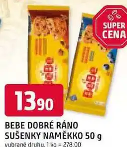 Trefa BEBE DOBRÉ RÁNO SUŠENKY NAMĚKKO 50 g nabídka
