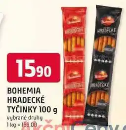 Trefa BOHEMIA HRADECKÉ TYČINKY 100 g nabídka