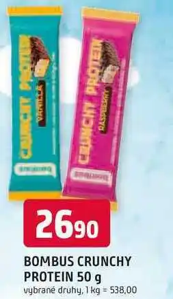 Trefa BOMBUS CRUNCHY PROTEIN 50 g nabídka