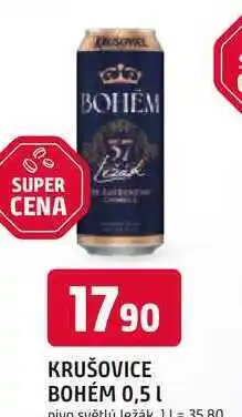 Trefa KRUŠOVICE BOHÉM 0,5 L nabídka