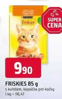 Trefa FRISKIES 85 g s kuřetem, kapsička pro kočky nabídka