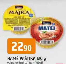 Trefa HAMÉ PAŠTIKA 120 g nabídka