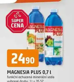 Trefa MAGNESIA PLUS 0,7 L funkční ochucená minerální voda nabídka