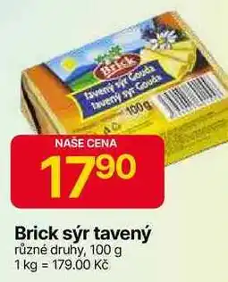 Hruška Brick sýr tavený různé druhy, 100 g nabídka