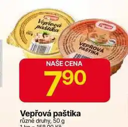 Hruška Hamé Vepřová paštika různé druhy, 50 g nabídka