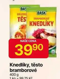 Hruška BASK Knedlíky, těsto bramborové 400 g nabídka