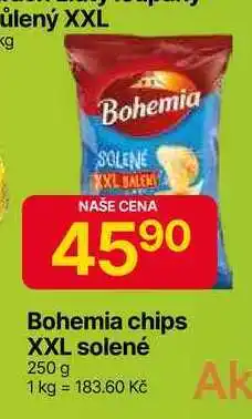 Hruška Bohemia chips XXL solené 250 g nabídka