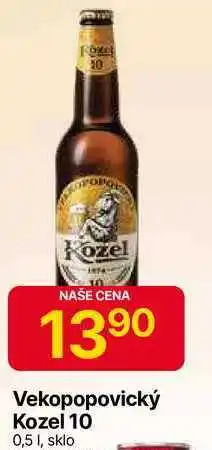 Hruška Velkopopovický Kozel 10° 0,5 l, sklo nabídka