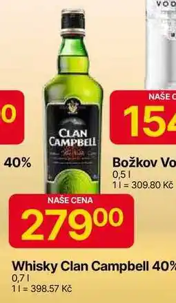 Hruška Clan Campbell Whisky 40% 0,7l nabídka