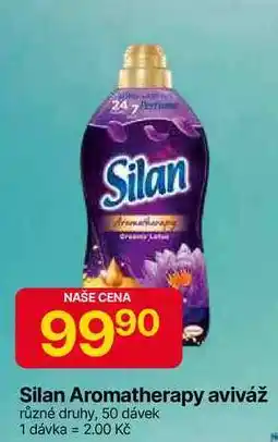 Silan Aromatherapy aviváž různé druhy, 50 dávek