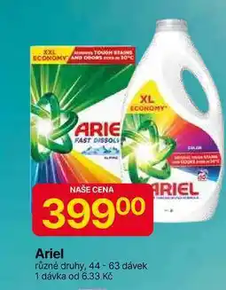 Ariel různé druhy, 44 - 63 dávek