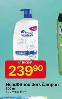 Hruška Head & Shoulders šampon 800ml, vybrané druhy nabídka