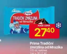 Hruška Prima Tradiční zmrzlina od Mrazíka 170 ml, kelímek nabídka
