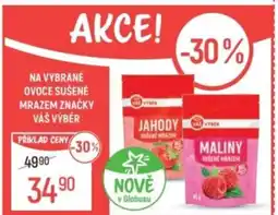 Globus Na vybrané ovoce sušené mrazem značky Váš výběr nabídka
