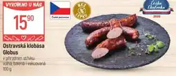 Globus Ostravská klobása Globus nabídka