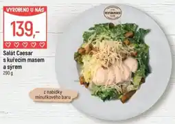Globus Salát Caesar s kuřecím masem a sýrem nabídka