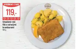 Globus Smažené rybí filé s vařenými bramborami nabídka