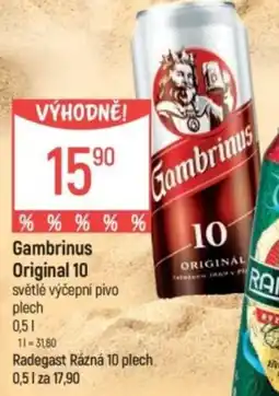 Globus Gambrinus Original 10 nabídka