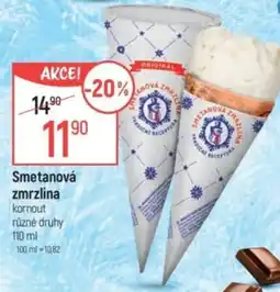 Globus Smetanová zmrzlina nabídka
