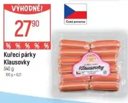 Globus Kuřecí párky Klausovky nabídka
