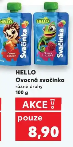 Kaufland Hello Ovocná svačinka nabídka