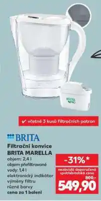 Kaufland Filtrační konvice BRITA MARELLA nabídka