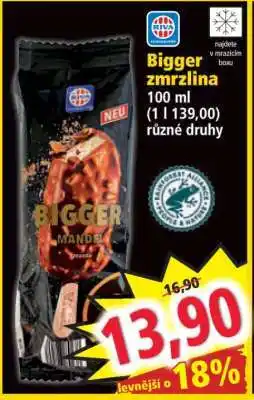 Norma Bigger zmrzlina nabídka