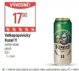 Globus KOZEL Velkopopovický nabídka