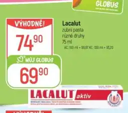 Globus LACALUT nabídka