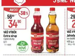 Globus Extra sirup nabídka